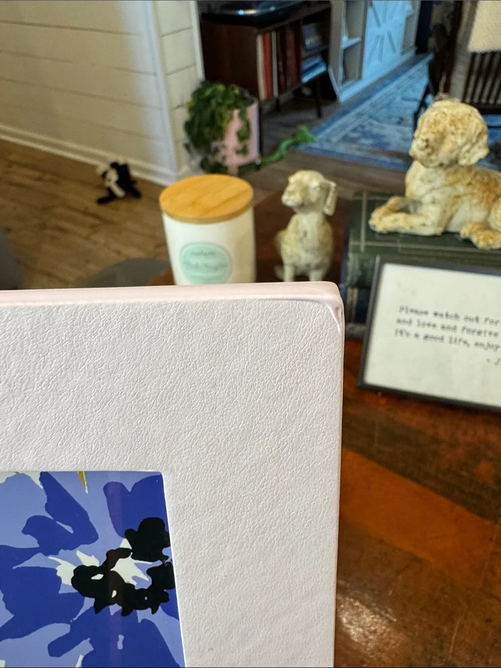 kate spade Lavender and Green Floral Photo Frame
